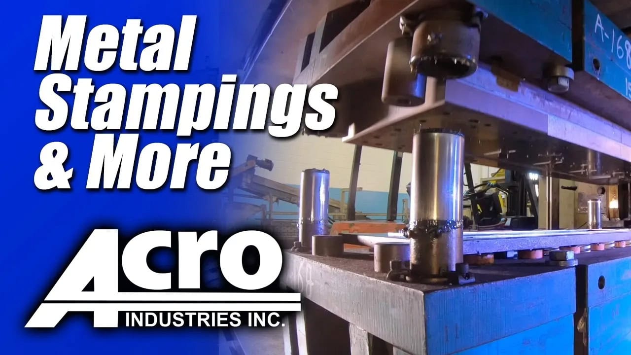 Metal Stampings up to 600 Tons | Acro Industries | Rochester, NY Metal Stampings up to 600 Tons | Acro Industries | Rochester, NY