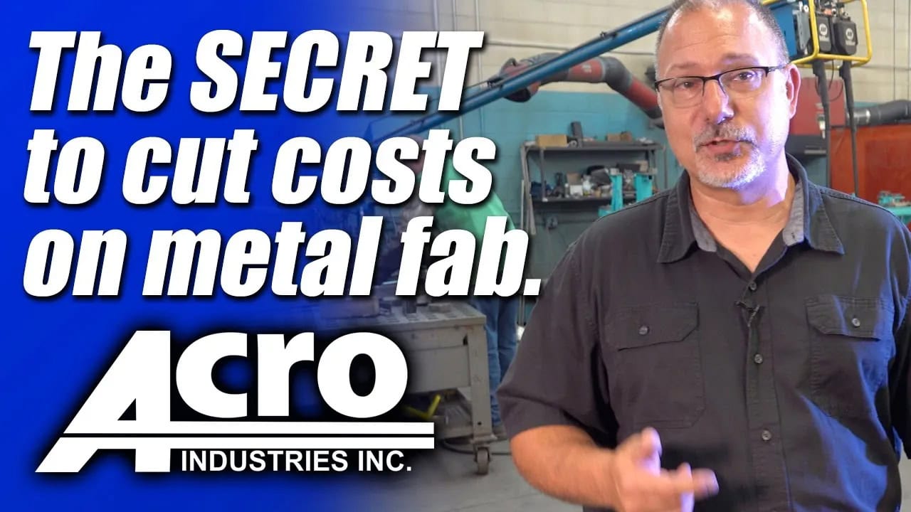 Metal Forming and Fabrication - The Secret to Cutting Costs | Acro Industries | Rochester, NY Metal Forming and Fabrication - The Secret to Cutting Costs | Acro Industries | Rochester, NY