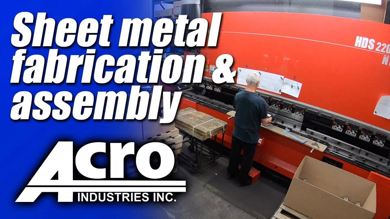 Sheet Metal Fabricators and Assembly | Acro Industries | Rochester, NY Sheet Metal Fabricators and Assembly | Acro Industries | Rochester, NY